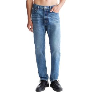 imageCalvin Klein Mens Straight Fit JeansTinted Ck Stone