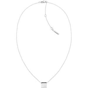 imageCalvin Klein Jewelry Womens Stainless Steel Pendant NecklaceSilver