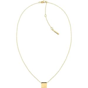 imageCalvin Klein Jewelry Womens Stainless Steel Pendant NecklaceYellow Gold