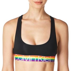 imageCalvin Klein Womens Pride Modern Cotton BraletteBlack Rainbow