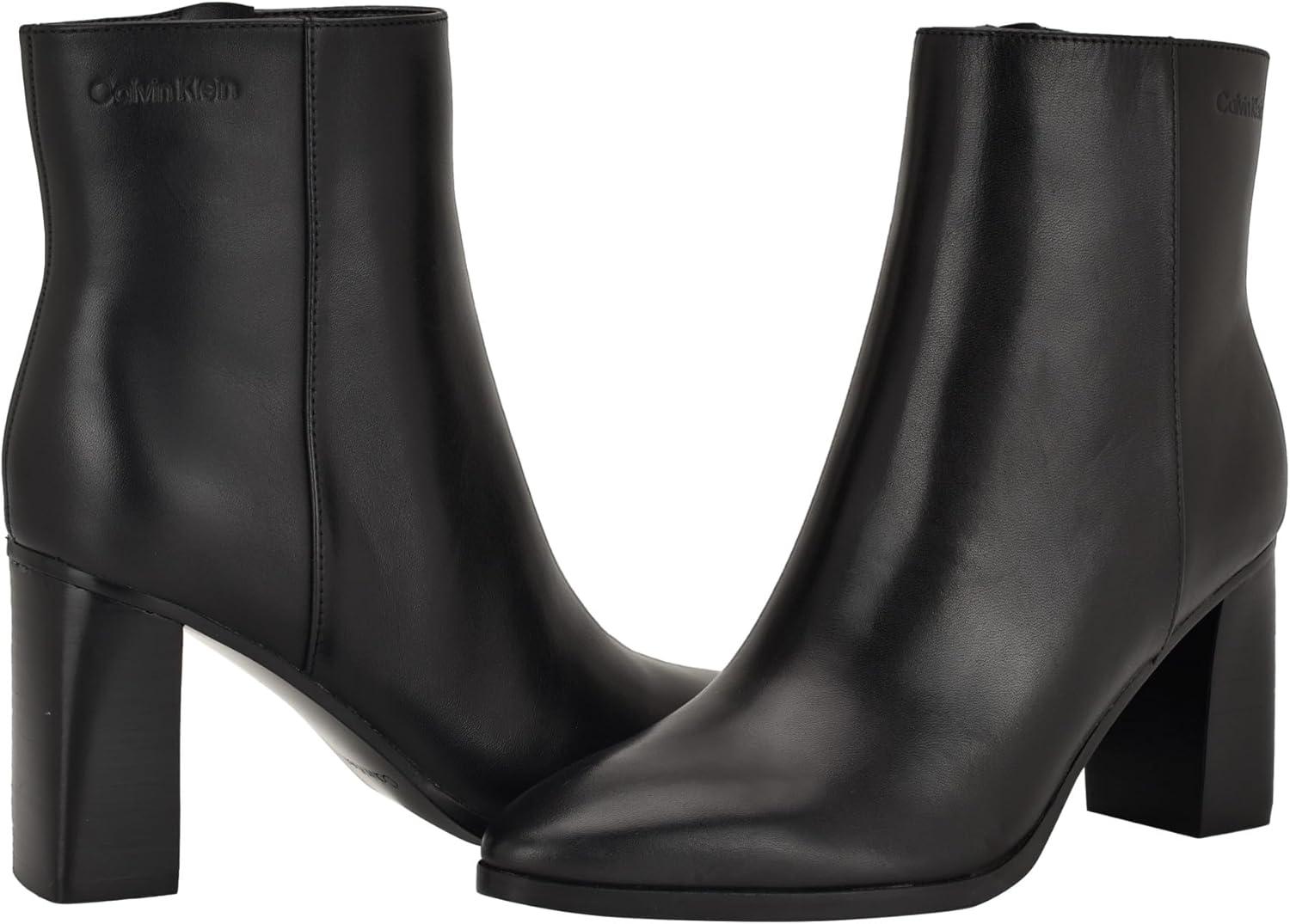 imageCalvin Klein Womens Dezzi Ankle BootBlack Leather 002