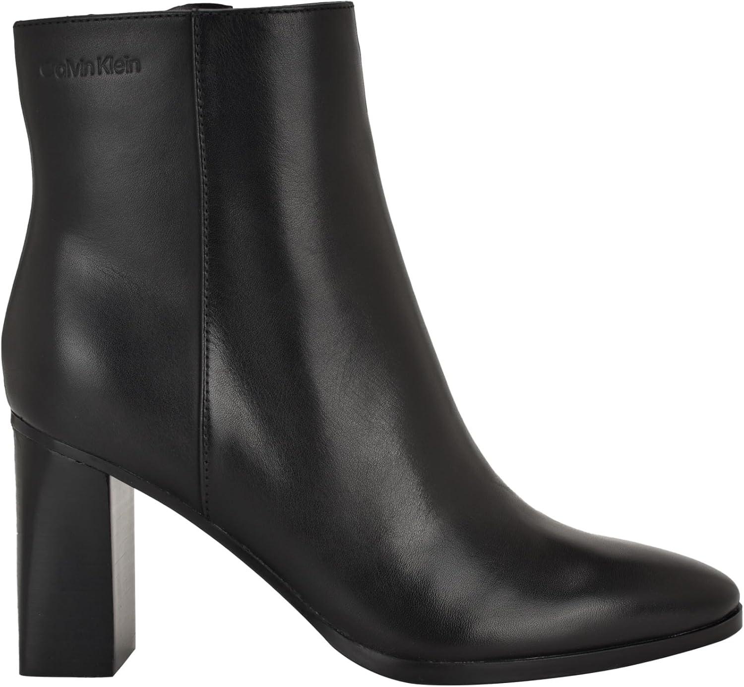 imageCalvin Klein Womens Dezzi Ankle BootBlack Leather 002