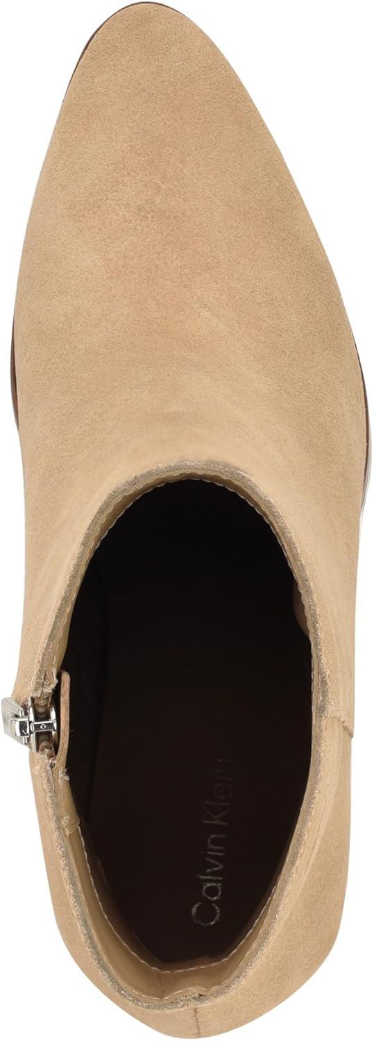 imageCalvin Klein Womens Dezzi Ankle BootLight Natural Suede 110