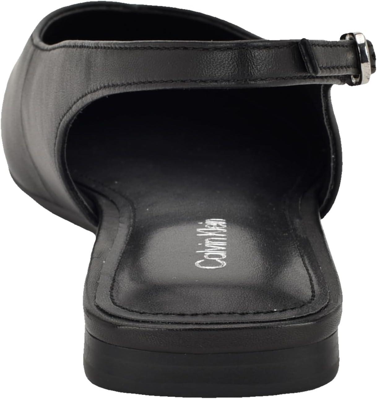 imageCalvin Klein Womens Galiana Ballet FlatBlack Leather 002