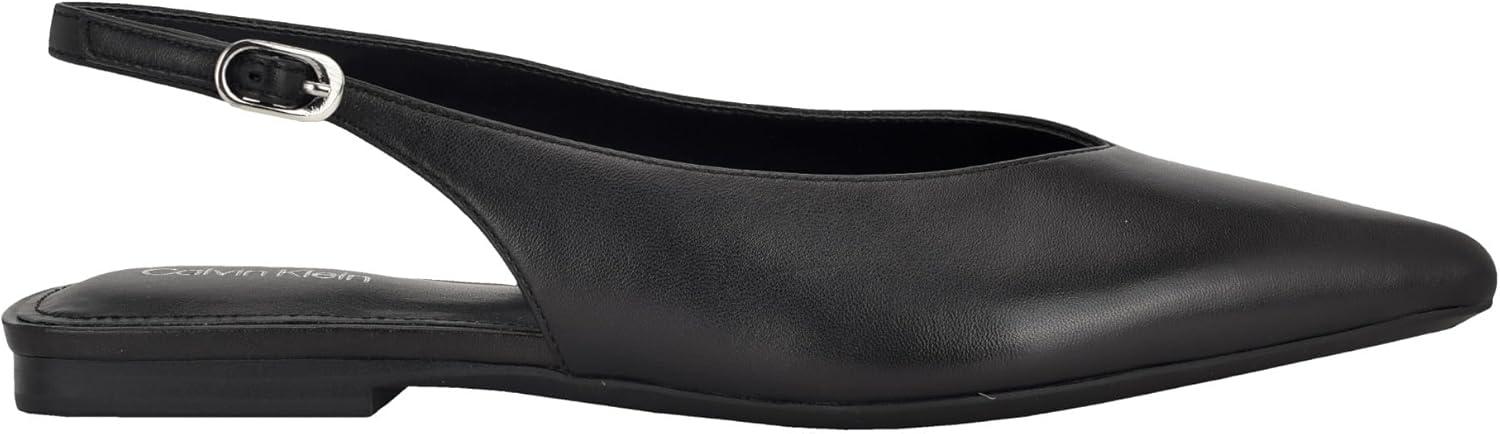 imageCalvin Klein Womens Galiana Ballet FlatBlack Leather 002