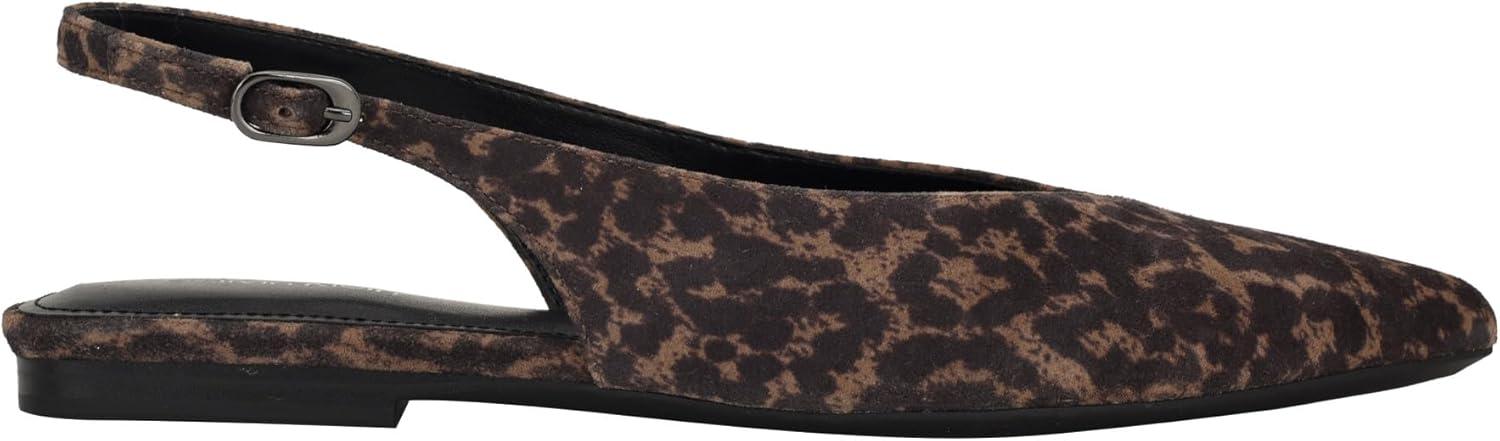 imageCalvin Klein Womens Galiana Ballet FlatDark Natural Leopard Multi Suede 121