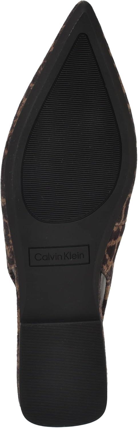 imageCalvin Klein Womens Galiana Ballet FlatDark Natural Leopard Multi Suede 121