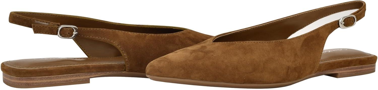 imageCalvin Klein Womens Galiana Ballet FlatDark Natural Suede 122