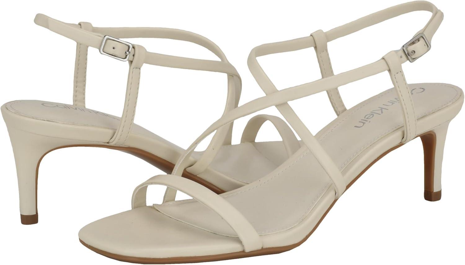 imageCalvin Klein Womens Ishaya Heeled SandalIvory 150