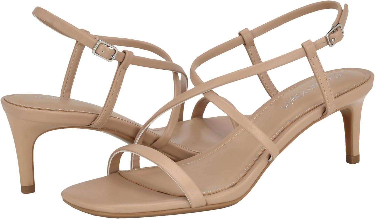 imageCalvin Klein Womens Ishaya Heeled SandalLight Natural 110