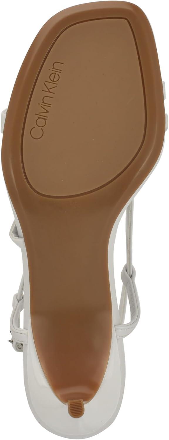 imageCalvin Klein Womens Ishaya Heeled SandalWhite 140