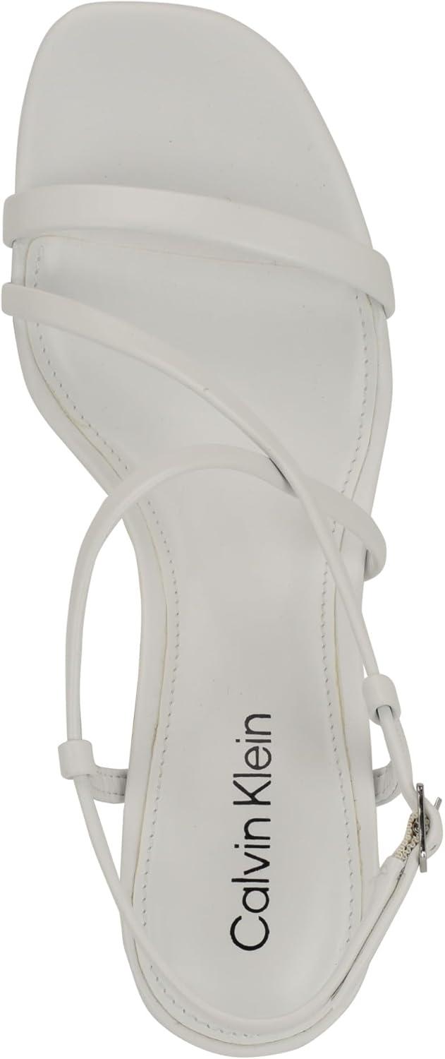 imageCalvin Klein Womens Ishaya Heeled SandalWhite 140