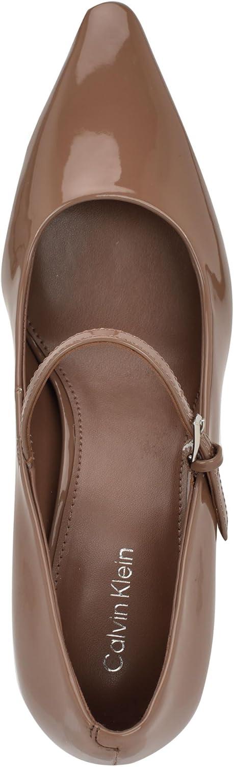 imageCalvin Klein Womens Naprina PumpLight Brown Patent 230