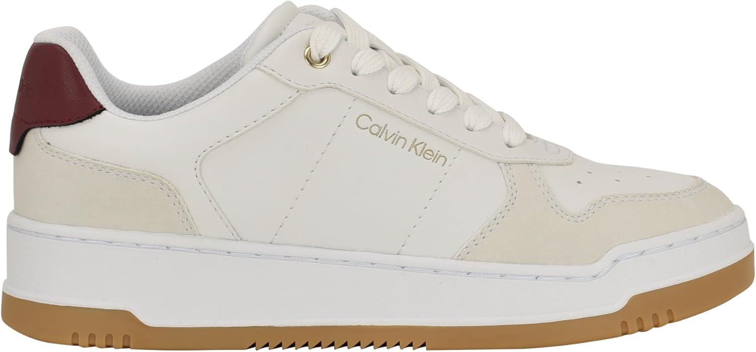 imageCalvin Klein Womens Prizin SneakerWhiteRed Multi 142