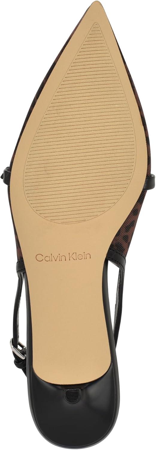 imageCalvin Klein Womens Simira PumpDark Natural Leopard Multi 120