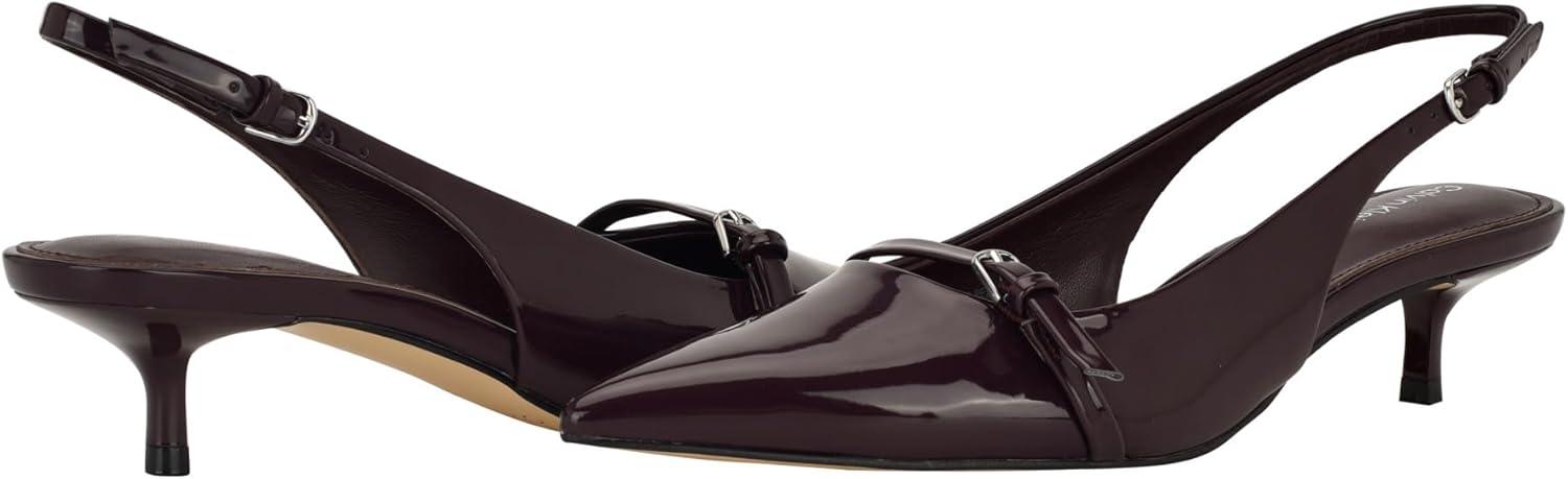 imageCalvin Klein Womens Simira PumpDark Red Patent 600