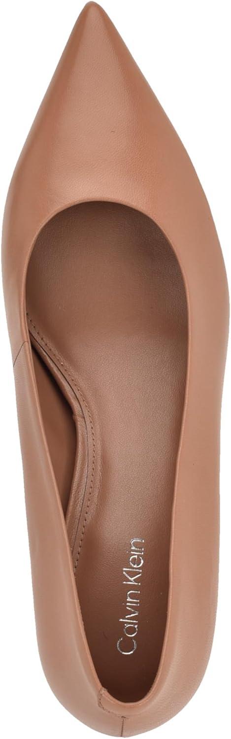 imageCalvin Klein Womens Voneta PumpLight Natural Leather 110