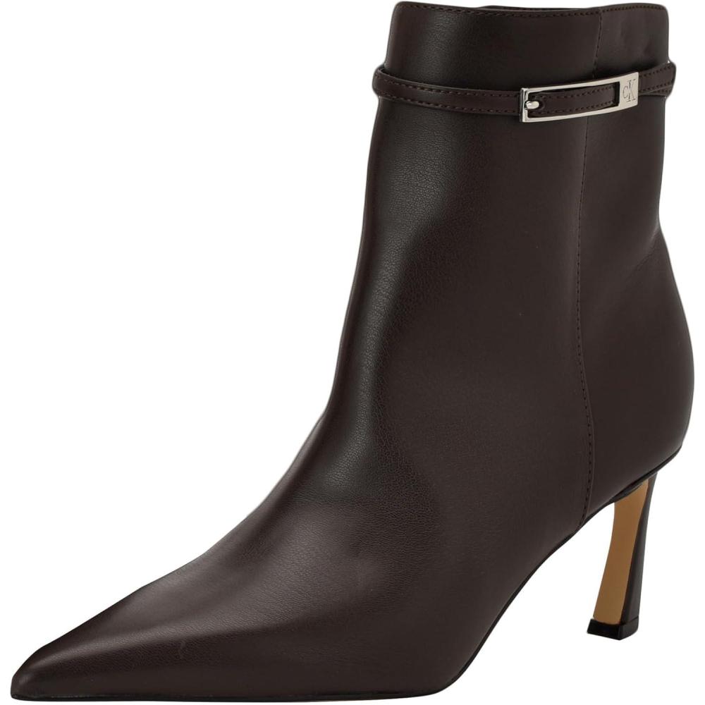 imageCalvin Klein Womens Alenna Ankle BootDark Brown 201