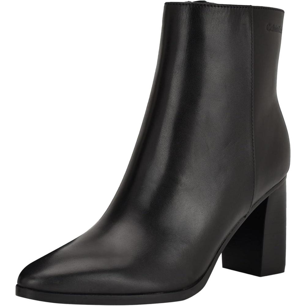 imageCalvin Klein Womens Dezzi Ankle BootBlack Leather 002