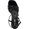 imageCalvin Klein Womens Ishaya Heeled SandalBlack Patent 002