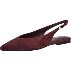 imageCalvin Klein Womens Galiana Ballet FlatDark Red Suede 600