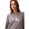 imageCalvin Klein Womens Monogram Logo CrewneckGrey Heather
