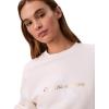 imageCalvin Klein Womens Monogram Logo CrewneckWhite Greige