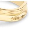 imageCalvin Klein Elemental Bangle Bracelet for Women  Organic Inspired Design Boldly Sculpted  Stainless Steel Hinge closure  Jewelry Accessories Gift for HerGold Plated