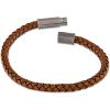 imageCalvin Klein Industrial Facets Jewelry Collection for Men  Leather Braided Bracelet with Adjustable Magnetic Closure  Premium Fashion Jewelry Accessory  Gift for HimGunmetalBrown