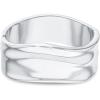 imageCalvin Klein Elemental Bangle Bracelet for Women Organic Inspired Design Boldly Sculpted Stainless Steel Hinge closure Jewelry Accessories