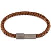 imageCalvin Klein Industrial Facets Jewelry Collection for Men  Leather Braided Bracelet with Adjustable Magnetic Closure  Premium Fashion Jewelry Accessory  Gift for HimGunmetalBrown