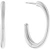 imageCalvin Klein Jewelry Womens Stainless Steel Hoop Earrings Color Silver Model 35000346
