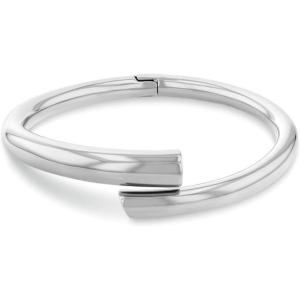 imageCalvin Klein Womens Jewelry  CK Spiral Bangle  Stainless Steel  Layering Accessory for Everyday Wear  Gift for HerSilver
