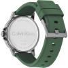 imageCalvin Klein Mens CK Reset  42mm 3H Quartz Watch  Sporty Silicone Strap  Water Resistance 30 Meters  Premium Fashion Timepiece with a Bold Look  Gift for HimGreen