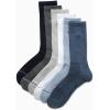 imageCalvin Klein Mens Dress Crew NonBinding Cotton Socks 6PackBlue Assorted