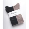 imageCalvin Klein Mens Dress Crew NonBinding Cotton Socks 6PackBlue Beige Assorted