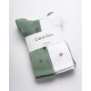 imageCalvin Klein Mens Dress Crew NonBinding Cotton Socks 6PackGreen Assorted
