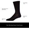 imageCalvin Klein Mens Dress Crew NonBinding Cotton Socks 6PackGrey Assorted