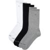 imageCalvin Klein Mens Dress Crew NonBinding Cotton Socks 6PackGreyBlackWhite