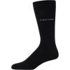 imageCalvin Klein Mens Dress Socks  4 Pack Soft Cotton Blend Striped Crew Socks  Casual Long Work Socks for Men Sizes 712All Black