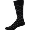 imageCalvin Klein Mens Dress Socks  4 Pack Soft Cotton Blend Striped Crew Socks  Casual Long Work Socks for Men Sizes 712Black Logo