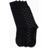 imageCalvin Klein Mens Dress Socks  4 Pack Soft Cotton Blend Striped Crew Socks  Casual Long Work Socks for Men Sizes 712Black Logo