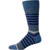 imageCalvin Klein Mens Dress Socks  4 Pack Soft Cotton Blend Striped Crew Socks  Casual Long Work Socks for Men Sizes 712Denim Stripe