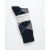 imageCalvin Klein Mens Dress Socks  4 Pack Soft Cotton Blend Striped Crew Socks  Casual Long Work Socks for Men Sizes 712Navy Argyle
