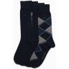 imageCalvin Klein Mens Dress Socks  4 Pack Soft Cotton Blend Striped Crew Socks  Casual Long Work Socks for Men Sizes 712Navy Argyle