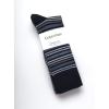 imageCalvin Klein Mens Dress Socks  4 Pack Soft Cotton Blend Striped Crew Socks  Casual Long Work Socks for Men Sizes 712Navy Assorted