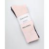 imageCalvin Klein Mens Dress Socks  4 Pack Soft Cotton Blend Striped Crew Socks  Casual Long Work Socks for Men Sizes 712Pink Assorted