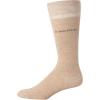 imageCalvin Klein Mens Dress Socks  4 Pack Soft Cotton Blend Striped Crew Socks  Casual Long Work Socks for Men Sizes 712Tan Stripe