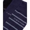 imageCalvin Klein Mens Dress Socks  8 Pack Breathable Cotton Blend Crew Socks  Casual Long Work Sock for Men Sizes 712Blue Stripe