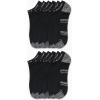imageCalvin Klein Mens No Show Lightweight Cushioned Low Cut Socks 12 PackBlack Assorted